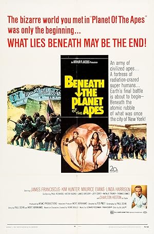 Maymunlar Cehennemine Dönüş Beneath the Planet of the Apes 1970 izle